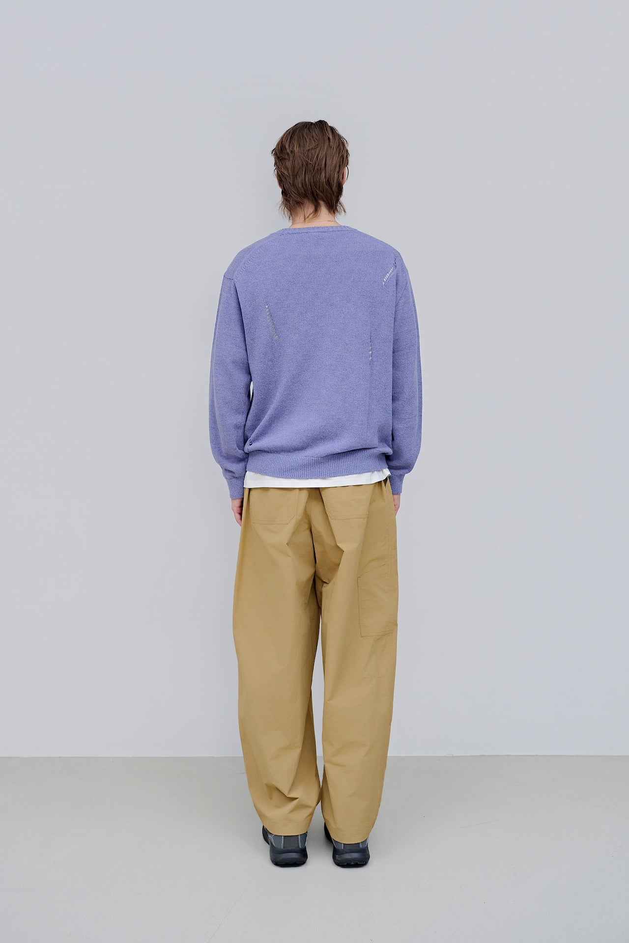 Men’s Destroyed Knit Sweater
