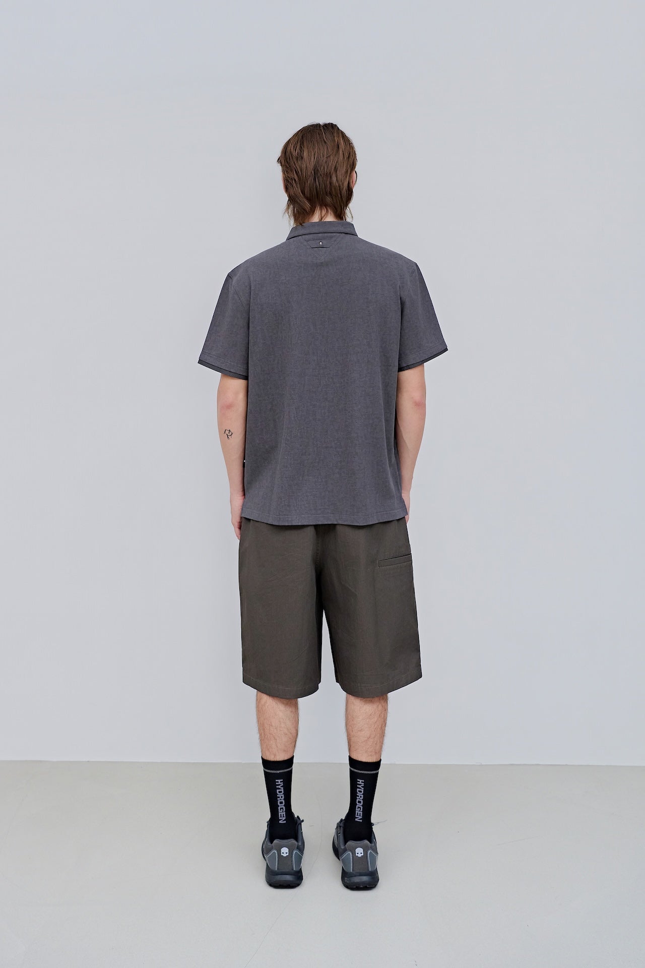 Men’s Faded Collar Polo Shirt