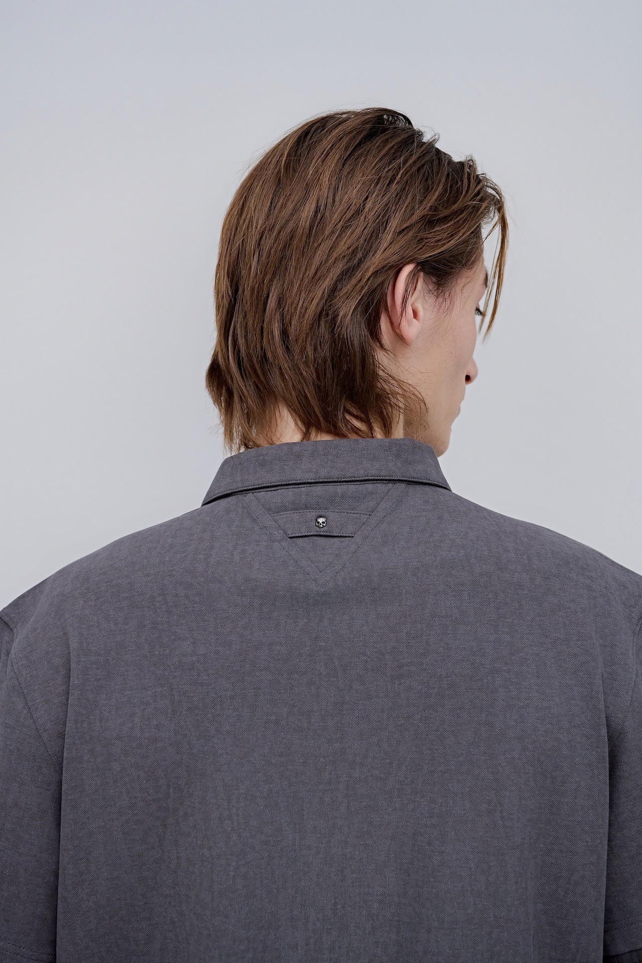 Men’s Faded Collar Polo Shirt