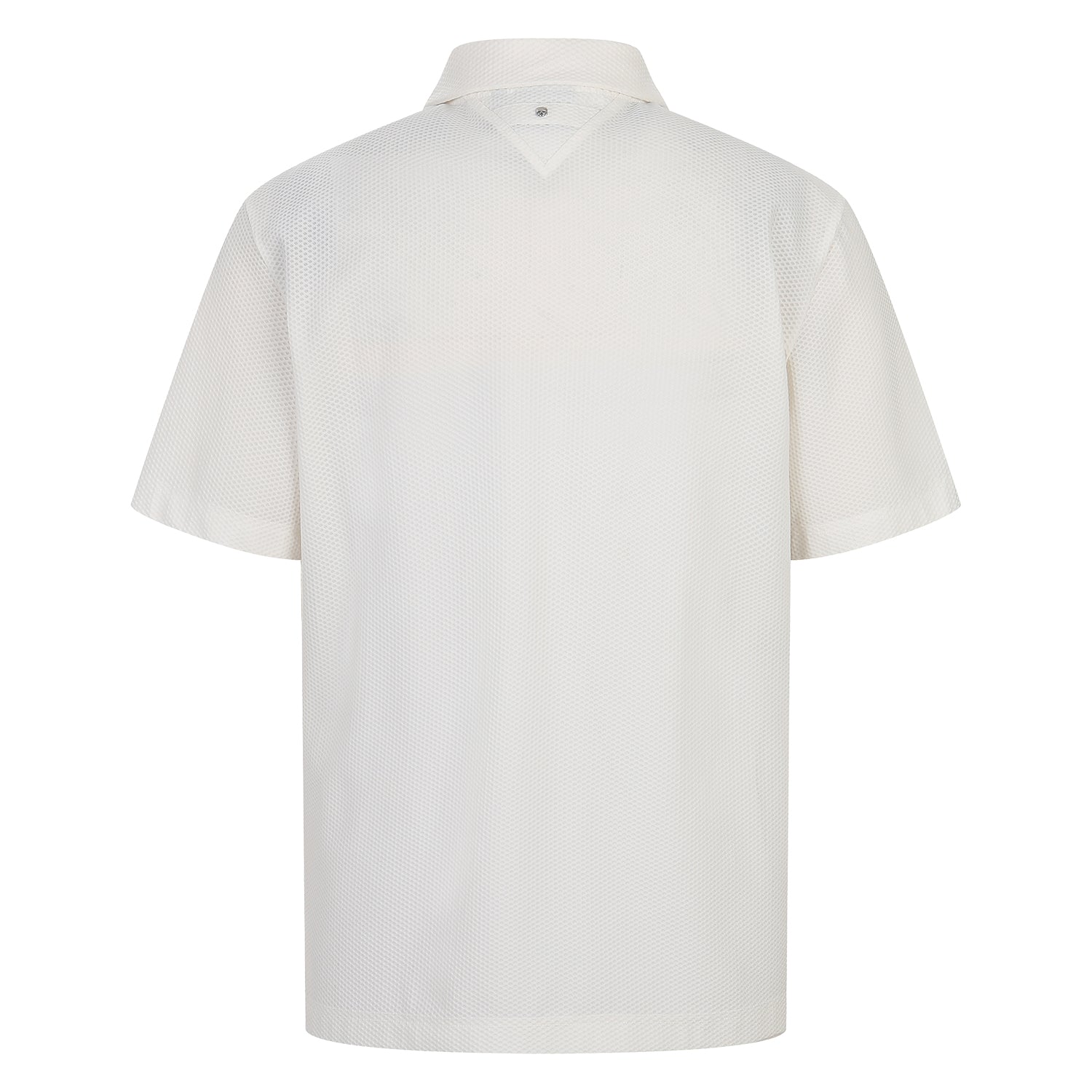 Men’s Waffle Collar Polo Shirt