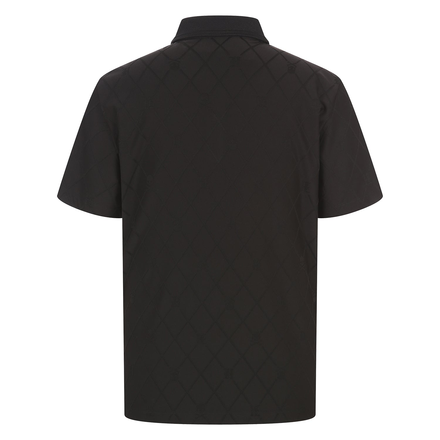 Jacquard Collar Polo Shirt