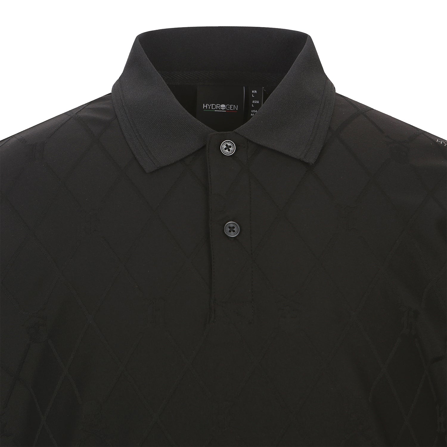 Jacquard Collar Polo Shirt