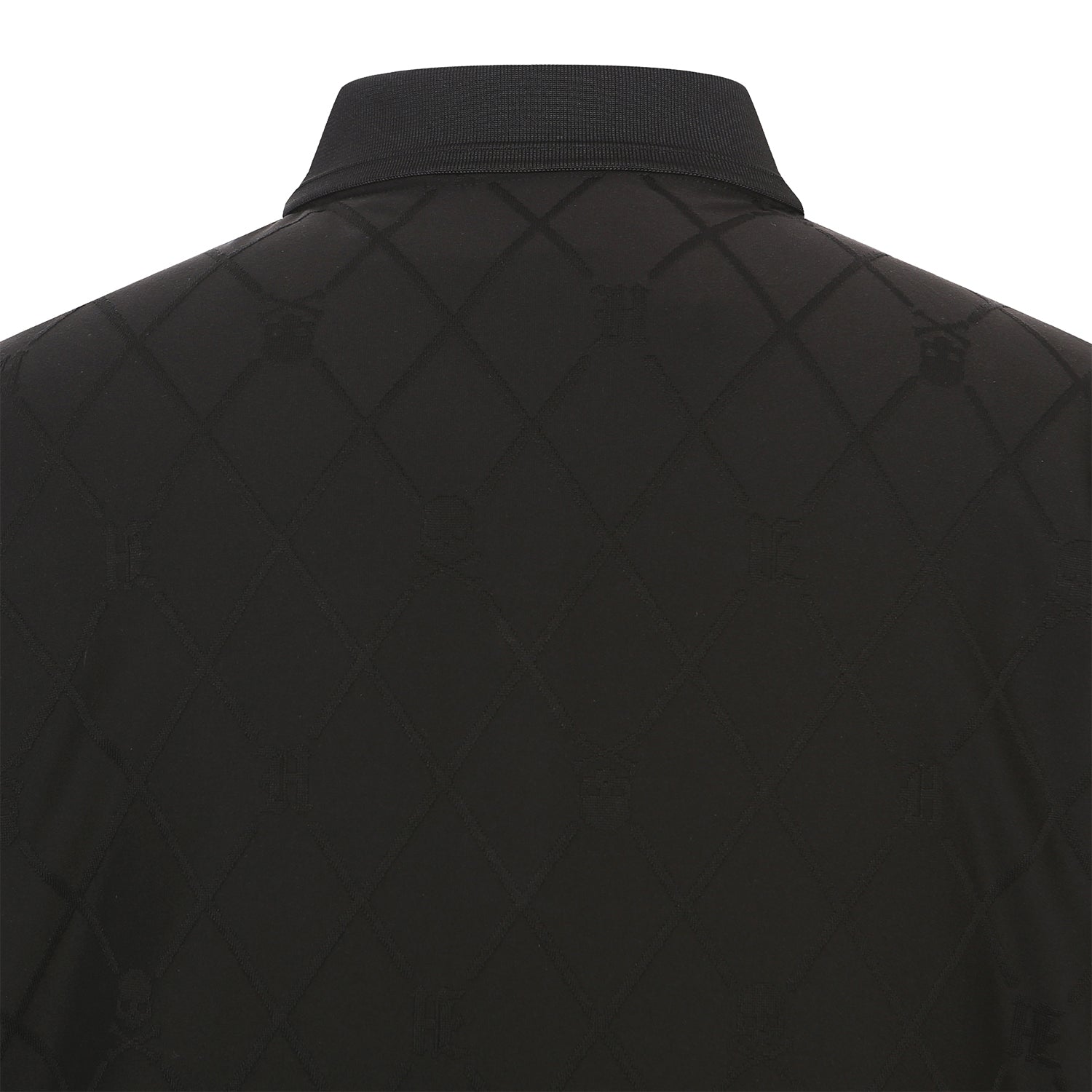 Jacquard Collar Polo Shirt