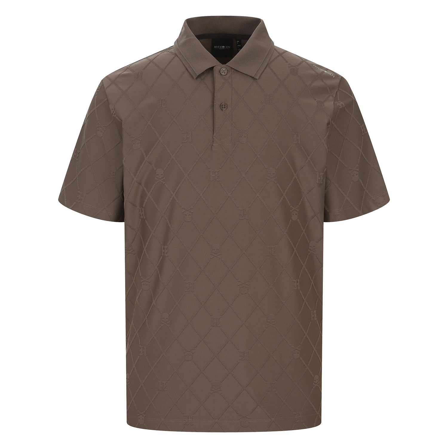 Jacquard Collar Polo Shirt