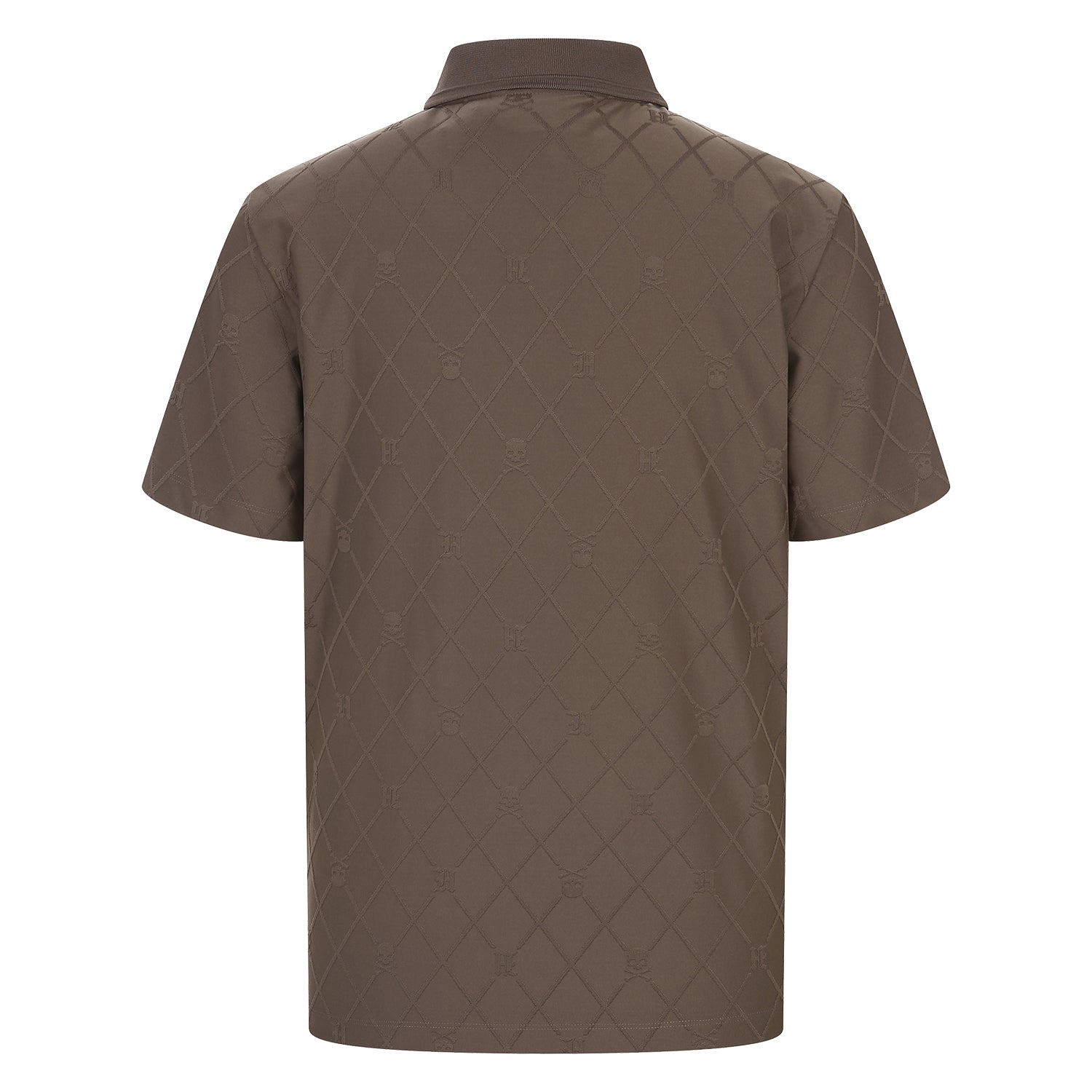Jacquard Collar Polo Shirt