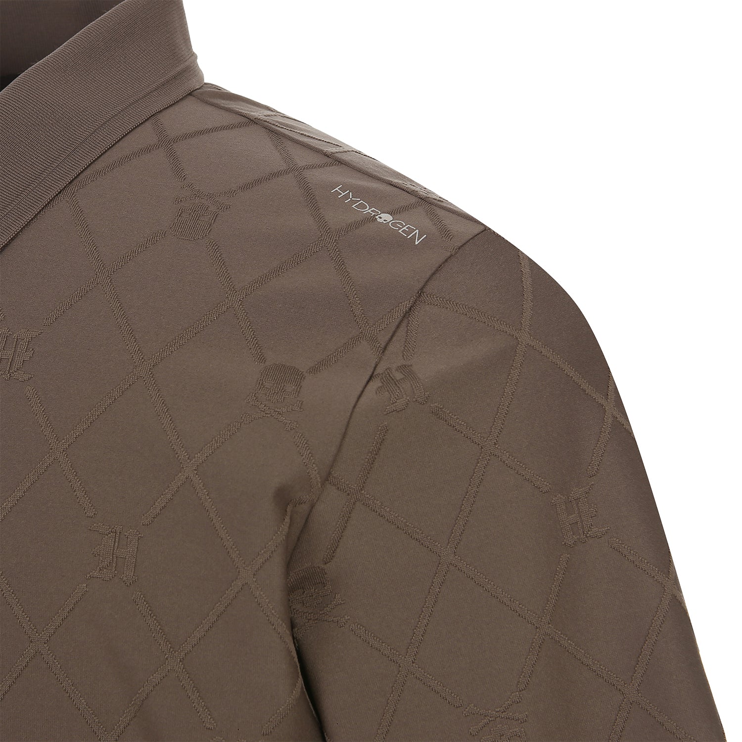 Jacquard Collar Polo Shirt
