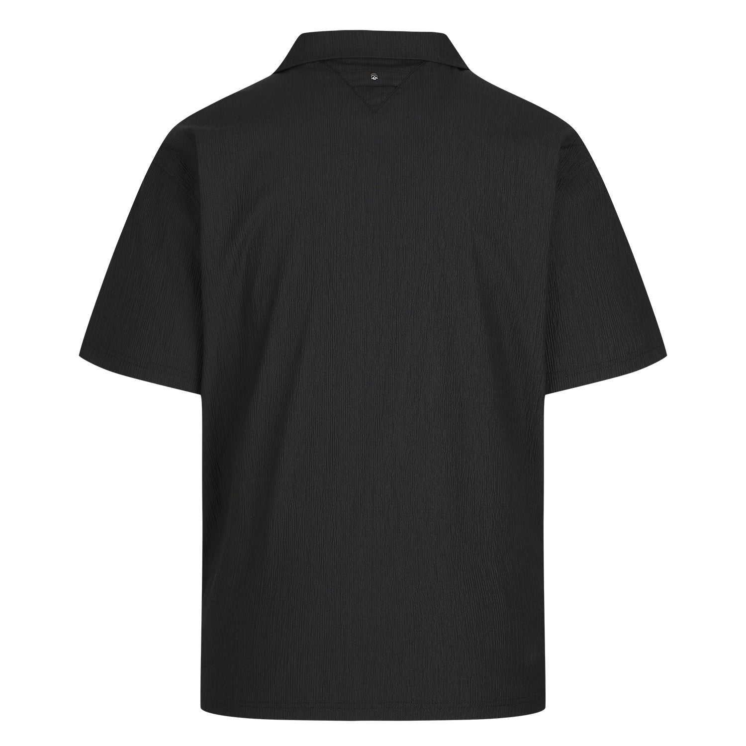 Men’s Seersucker Collar Polo Shirt