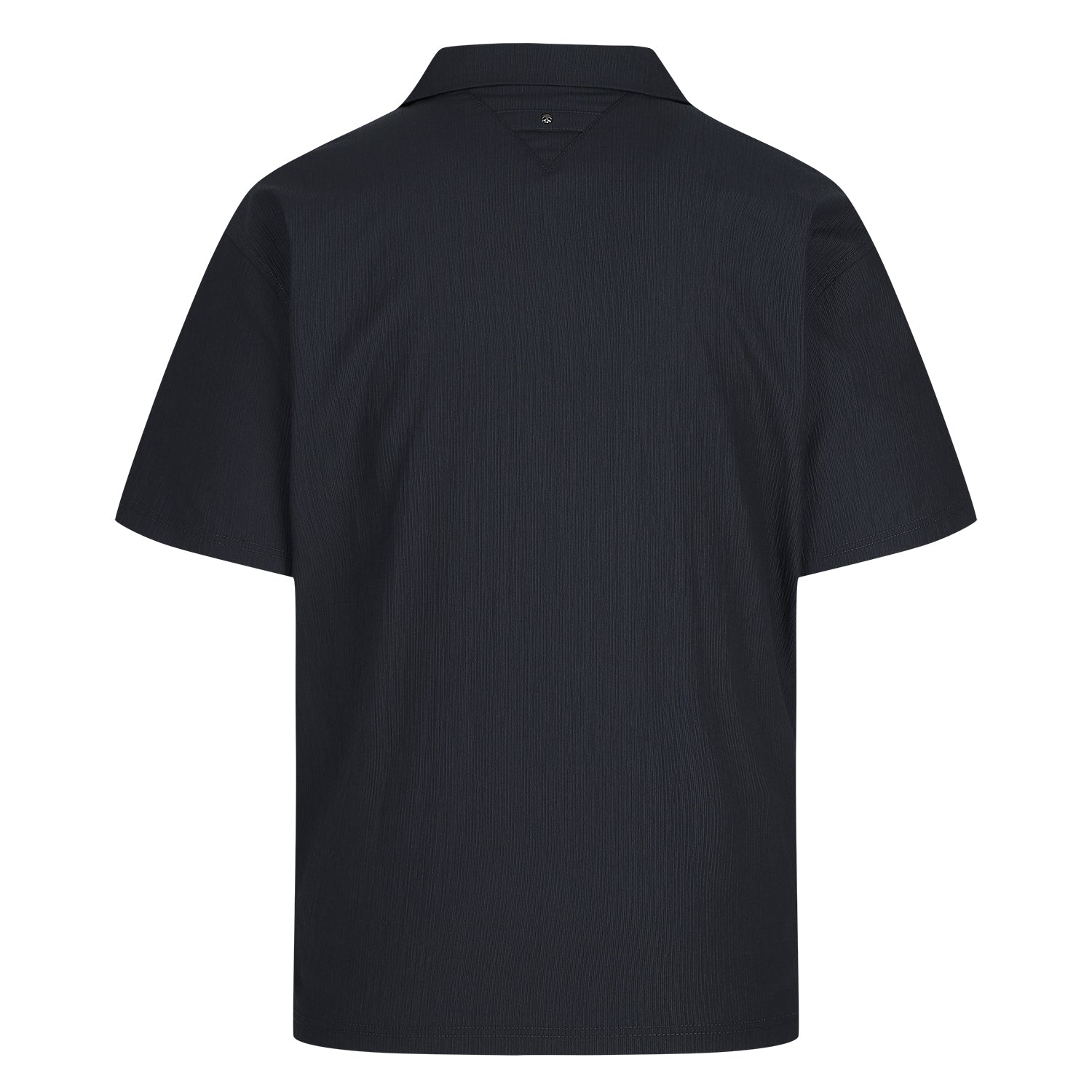 Men’s Seersucker Collar Polo Shirt