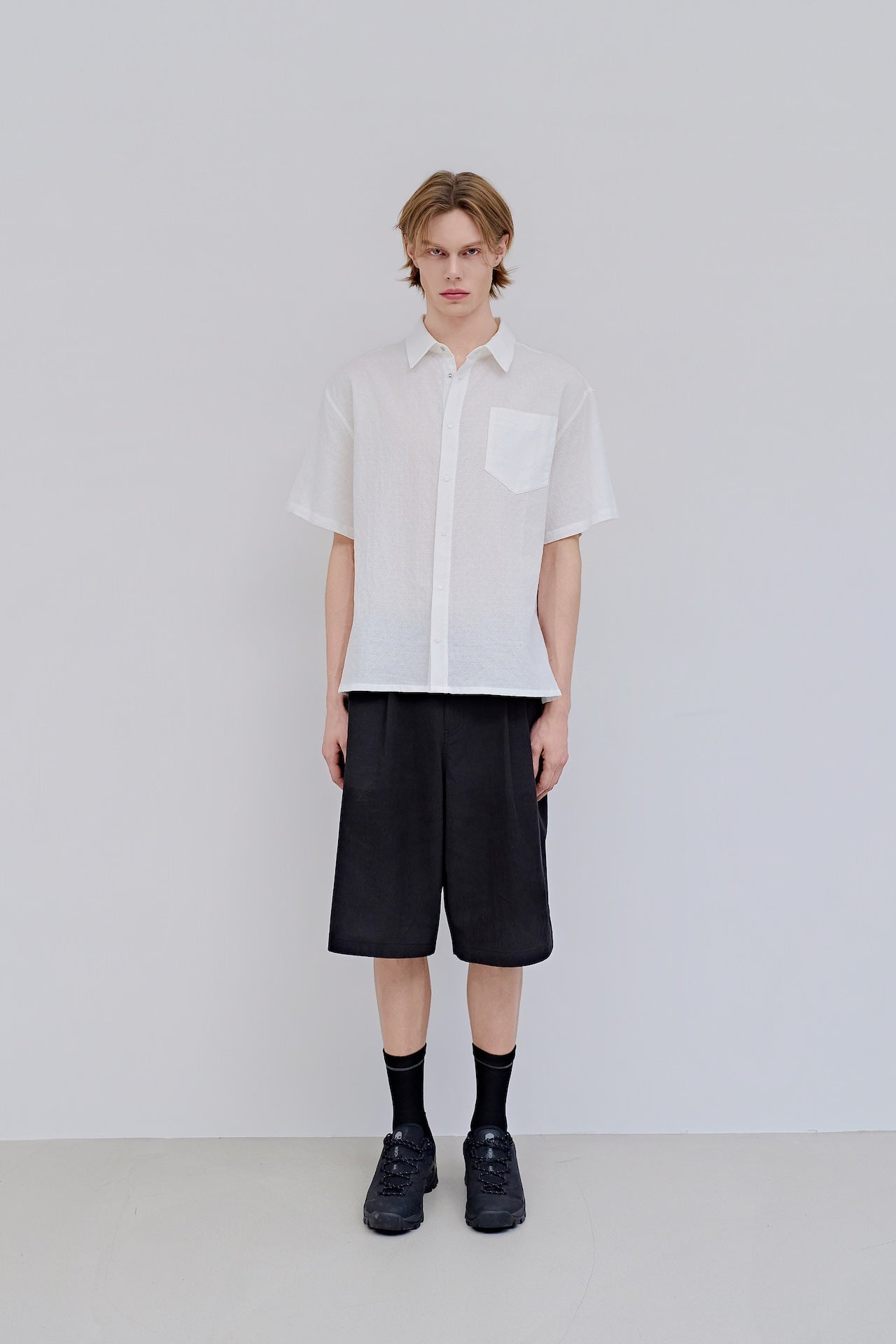 Men’s Summer Jacquard Shirt