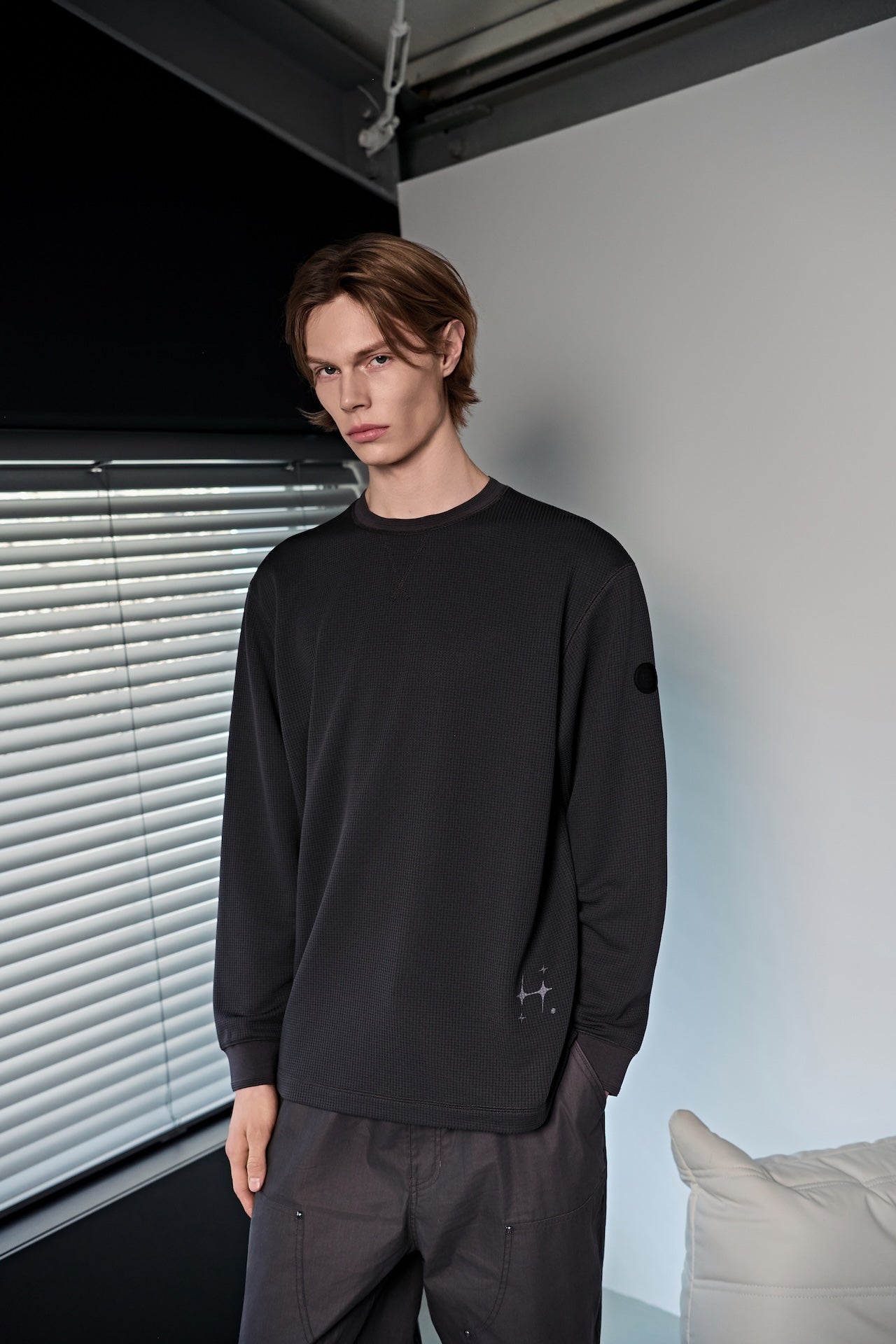 Men’s Waffle Long Sleeve Tee