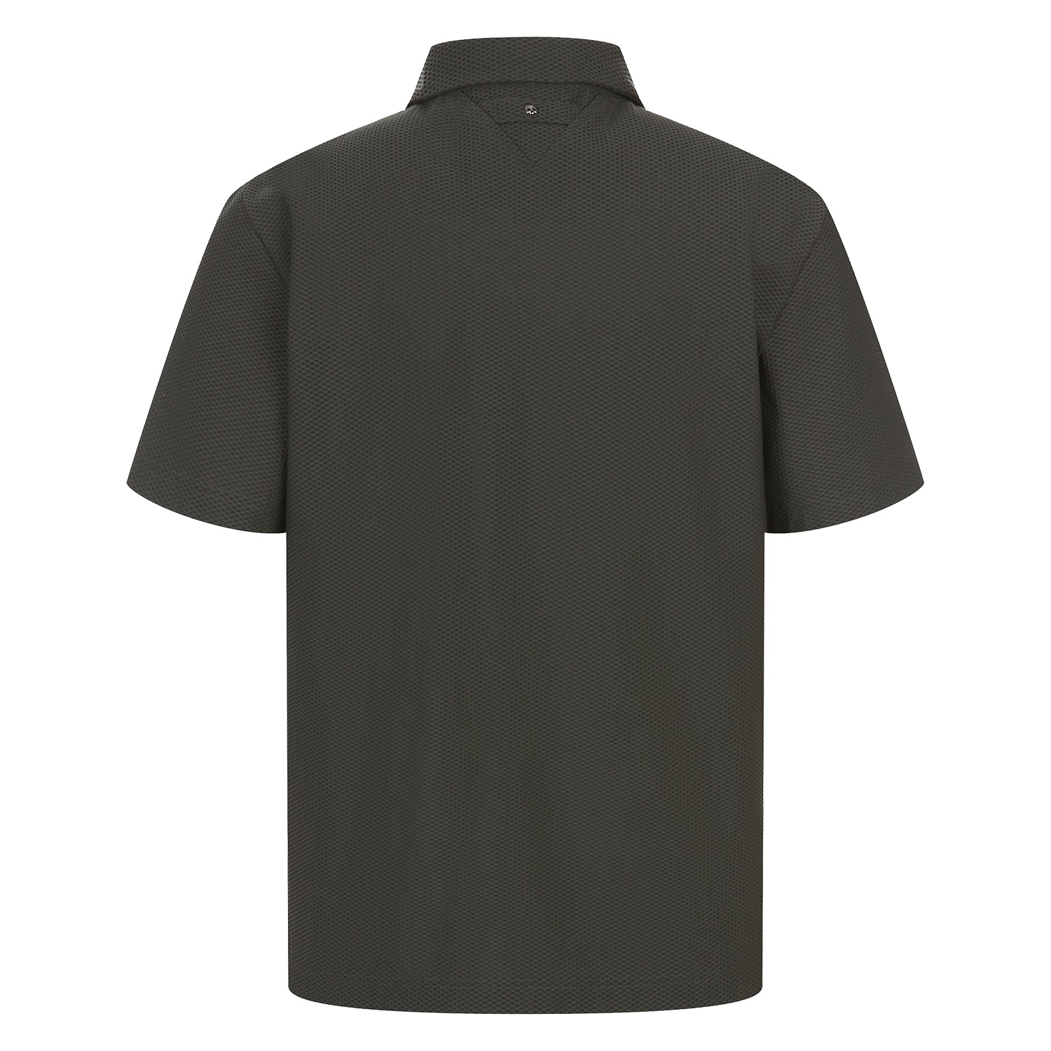 Men’s Waffle Collar Polo Shirt