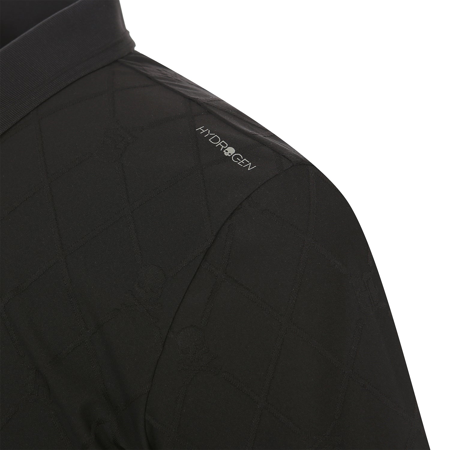 Jacquard Collar Polo Shirt