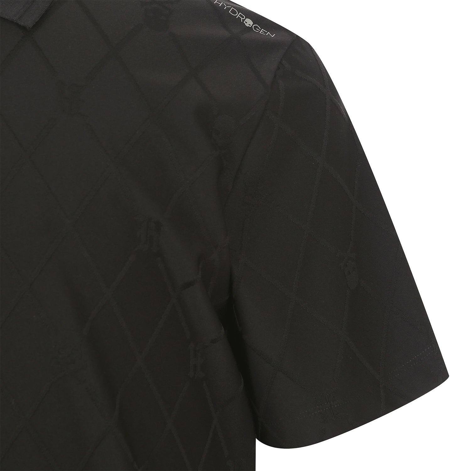 Jacquard Collar Polo Shirt