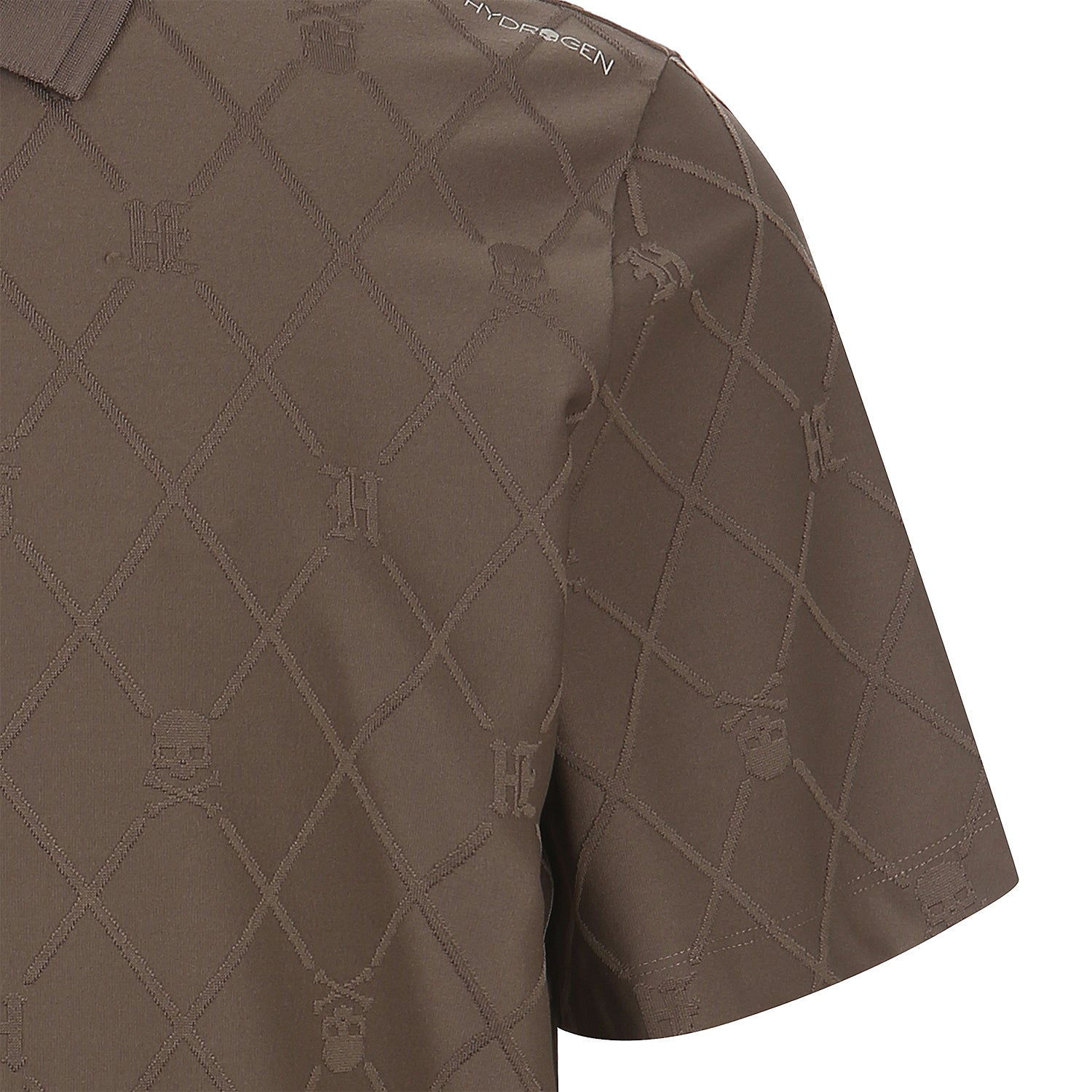 Jacquard Collar Polo Shirt