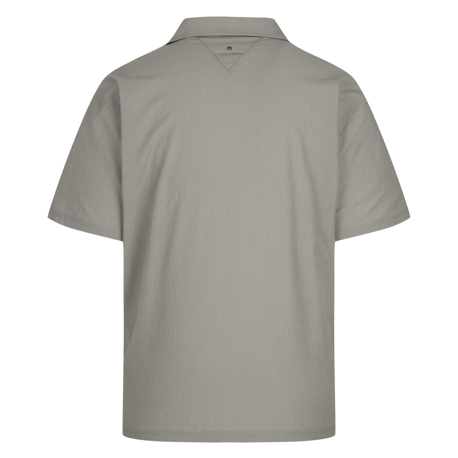 Men’s Seersucker Collar Polo Shirt